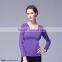 Fitness clothing tactel alphabets print yoga tops