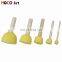 Art & Craft Set of 5 Wooden Handle Round Stencil Sponge Brush