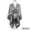 TOROS winter female scarf plaid fringe blanket poncho dubai shawl for women