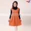 orange brief silver fiber radiation maternity dress for lady