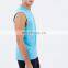 speckled blue heather tech muscle fitness singlets