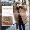 2017 New Winter Korean Loose Large Size Thick Plush Cotton in the Long Section of Large Fur Collar Jacket
