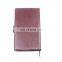 factory wholesale custom elegant brown pu leather business notebook printing,diary notebook with snap fastener