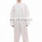Disposable PP SMS SMMS microporous protective coverall with hood & zipper
