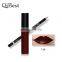 16colors Qibest Waterproof Matte Liquid Lipstick&Gloss line collocation Smooth Lip Stick Long Lasting Lip Gloss Beauty Makeup