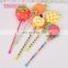 Cambodia 2018 Hot selling cute cheap mini pens fruit shaped gel ink pen stationary for school