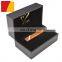 2017 hot sell custom size and design velvet gift box for badge/ Cuff link