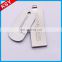 Oem Metalic Thread Embroidery Label Metal Logo Hanging Tag For Clothing