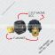 Adjustable high pressure brass gas regulator adapter with alibaba china lpg gas tank adapter