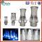 Outdoor dancing music fountain use snap-on frothy fountain nozzle