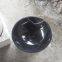 China Black Marble Sinks,Black Marqunia Marble Round Sinks, Marble Basins