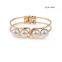 Customized Fashion Bangle Cuff HC06-10885  stainless steel bangles  wholesale imitation pearl bracelets