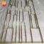 JYFQ0204 French 304 stainless steel decorative mirror room divider screen 4 panel laser cut panels