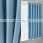 Solid Colors Textile Materials Living Room Windows Ready Made Black Out Curtains