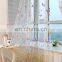 rideaux butterfly jacquard sheer voile curtain for bedroom