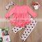 girls elegant 2pcs sets cheap china wholesale kids clothing