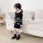 2020 autumn girls' dresses small fragrant wind woolen skirts Korean fashion autumn and winter baby sweater skirts