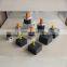 Helical and parallel reduction gearbox for AC servo motor