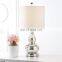China classical calabash shape creative custom clean glass base cheap bedside lamps for office restaurant hotel