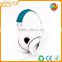 Best stylish funny hot selling promotional stereo bass pure white headphone