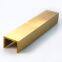 China Manufacturer Customized Extruded Brass Profile Brass U Shape Tube