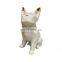 Miniature Ceramic Porcelain Pug Dog Figurine Statue for Home Decor