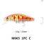 hot sale  5.5cm 6.5g  artificial  sinking hard  minnow lures fish lure bodies fishing bait