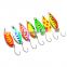In Stock New Product 3.5g colorful trout bass salmon spoon metal fishing lure bait
