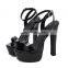 Pakistan Design Women Ankle Straps Platform High Heels Sandals Shoes