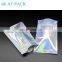 Custom Printed Holographic Foil  Packing Bags With Zip lock