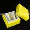 Luxury custom yellow MDF wooden watch box jewelry gift packaging box