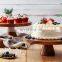 Acacia Wood Cake Stand  Wedding Cake Pedestal Cupcake Server