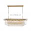 Luxury Residential Decoration Fixtures Home Cafe Modern Crystal Chandelier Light