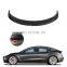 Luxury Blow Molding Front Lip For Tesla Model 3 Carbon Fiber Style Front Lip For Tesla