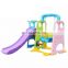 Kindergarten Children indoor combination plastic slide and swing set indoor playground equipment for kids
