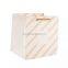custom printed foldable white paper shopping gift bags