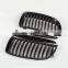 ABS Matt black car racing grill front bumper grills radiator mesh grille for BMW 3 series E90 single slat line style 2005-2011