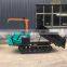 1.6TON 2T Micro mini crawler transporter mountain agricultural tiger dump mountain climbing walking tractor mountain climbing