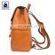 Latest Designer Custom Brand Accurate Shoulder Strap Buff Antique Fittings Genuine Leather Back Pack for Global Buyers