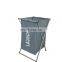 Silicone Fabric Foldable Laundry Basket Storage Hamper With Stand Legs