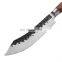 Forged kitchen knife hammered stainless steel outdoor fish deboning segmentation butcher knife with double steel head chef knife