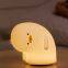New Cute Creative Kids Baby Bedroom Decor Gift Soft Silicone Adjustable Usb Touch Sensor Duck Night Light Lamp