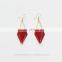 Fashion Shining Oil Drip Earrings Charm Earrings 12 Pairs A Lot Six Colors Mixed Wholesale