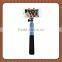 Wholesale colorful bluetooth cable take pole selfie stick for iphone and Android Smart phone