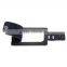 Black leather luggage tag as gift