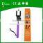 Support all smart phone selfie pole stick wireless with various color for iOS/Android system