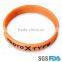 Wholesale custom logo silicone rubber wristbands bracelet, rubber silicone wristband                        
                                                Quality Choice