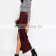 Thigh Split in Suede women maxi skirts wholesale