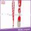 Popular Colorful Heated Transfer Polyester id Lanyard With Snap Hook