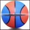 good quality blue and red custom size 5 rubber basketball without printing